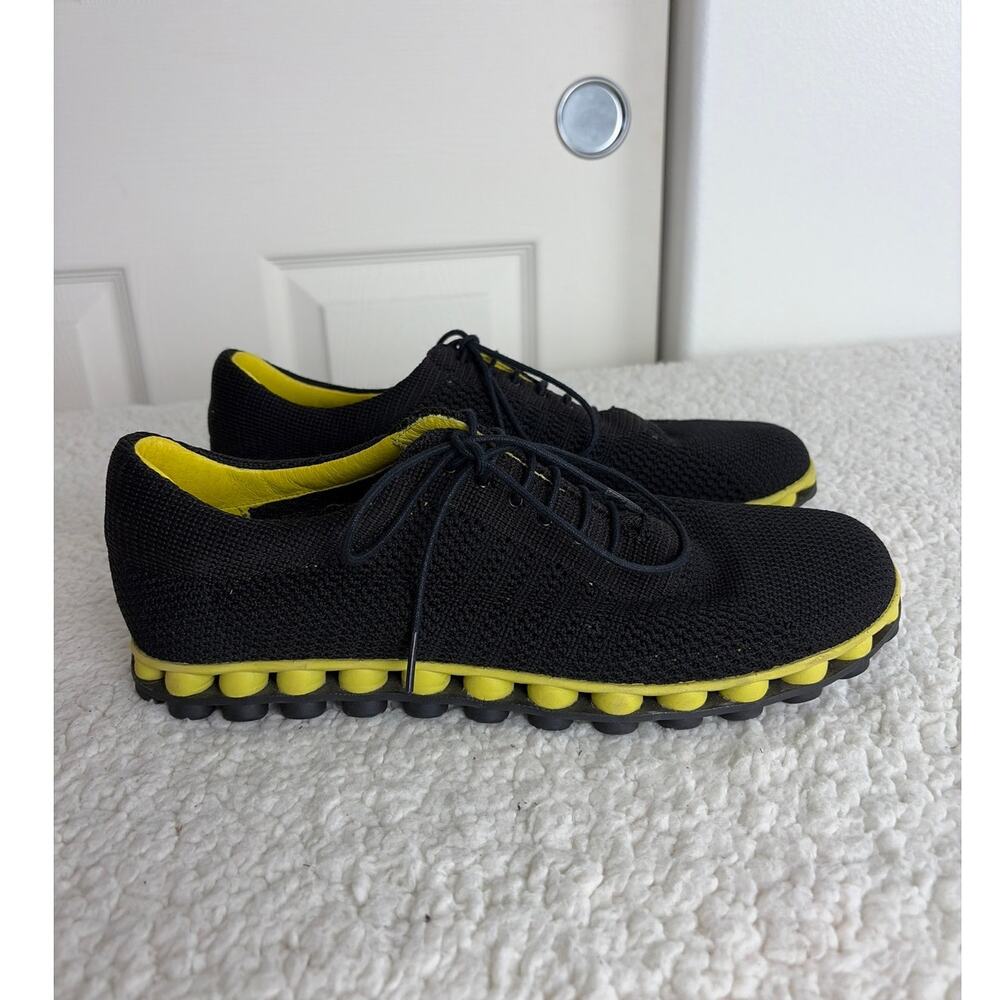 Camper Pelotas Sneakers Mens 44 Size 11 Black Yellow Knit Athleisure